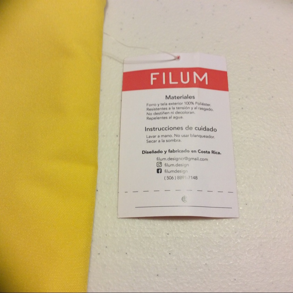 Filum large yellow pouch - Picture 5 of 10
